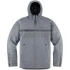 MC-Jacka PDX3 CE Grå ICON Small – miniatyr 1