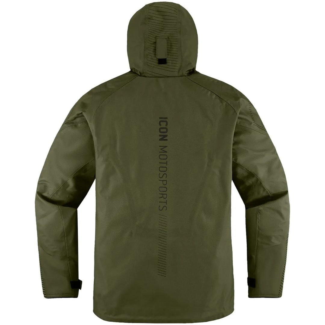 MC-Jacka PDX3 CE Olivgrön ICON Small – bild 4