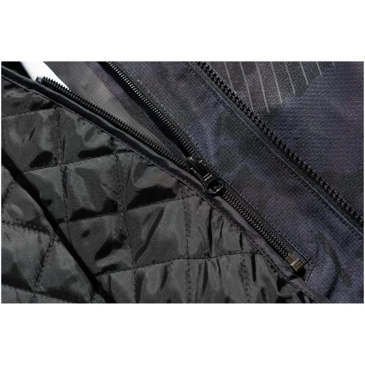 MC-Jacka PDX3 CE Svart Camo ICON Small – bild 8