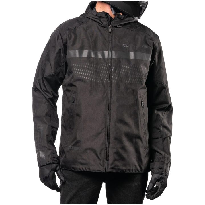MC-Jacka PDX3 CE Svart ICON Small – bild 10