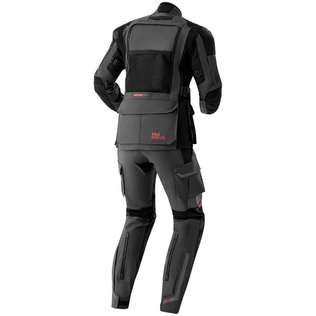MC-Jacka Pro Series Adventure D3O Textil Grå Svart RST 40 – bild 5