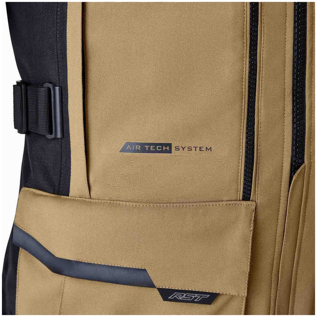 MC-Jacka Pro Series Adventure D3O Textil Sand Svart RST 40 – bild 10