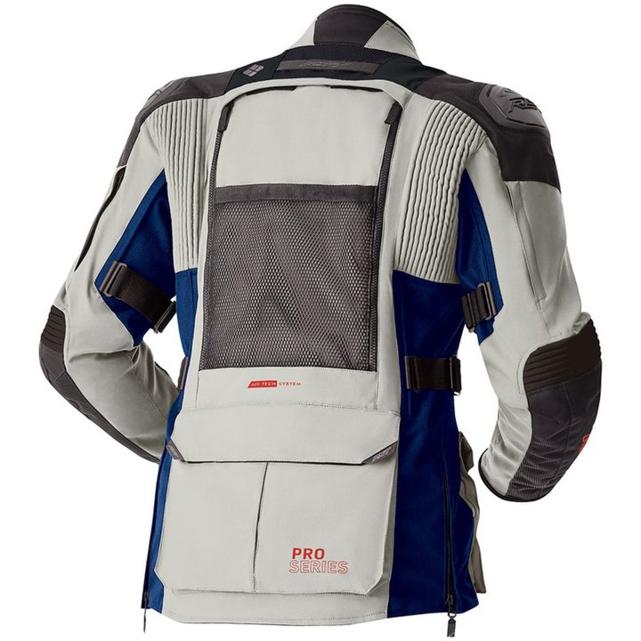 MC-Jacka Pro Series Adventure D3O Textil Silver Blå RST 40 – bild 3