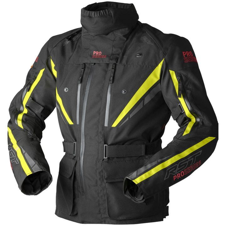 MC-Jacka Pro Series Paragon D3O Textil Svart Neongul RST s – bild 2