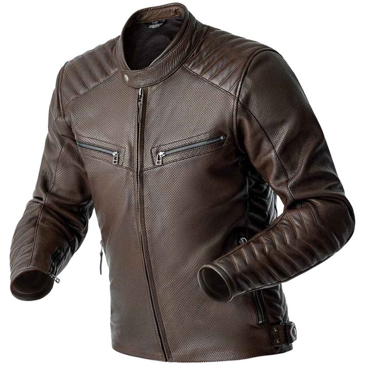 MC-Jacka Roadster Air D3O Läder Brun RST s – bild 2