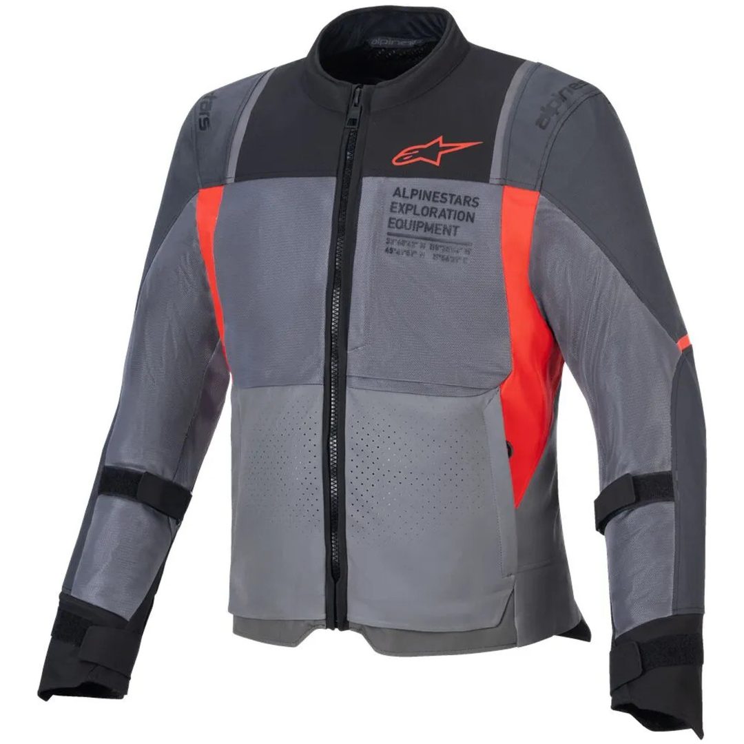 MC-Jacka ST-2 Air Textil Grå ALPINESTARS Small