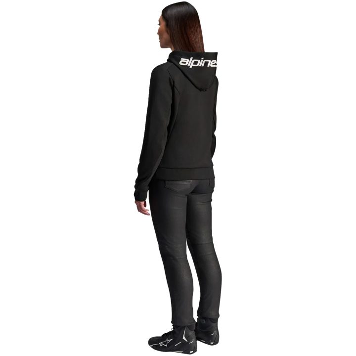 MC-Jacka Stella Chrome V2 Sport Svart ALPINESTARS Small – bild 5