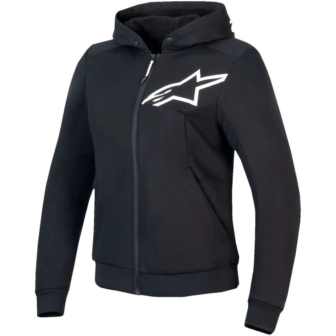 MC-Jacka Stella Chrome V2 Sport Svart ALPINESTARS Small