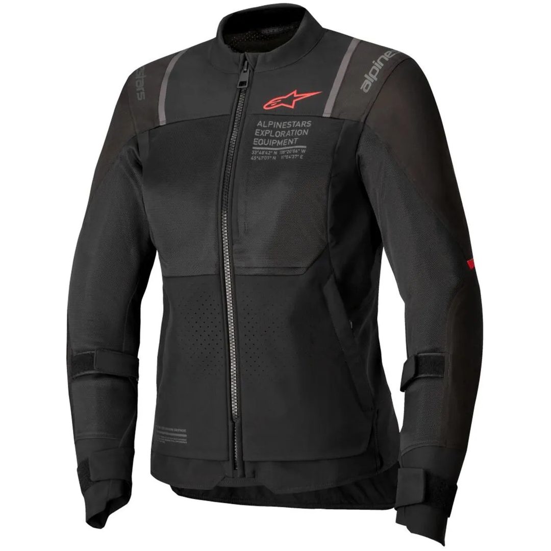 MC-Jacka Stella ST-2 Air Textil Svart ALPINESTARS M