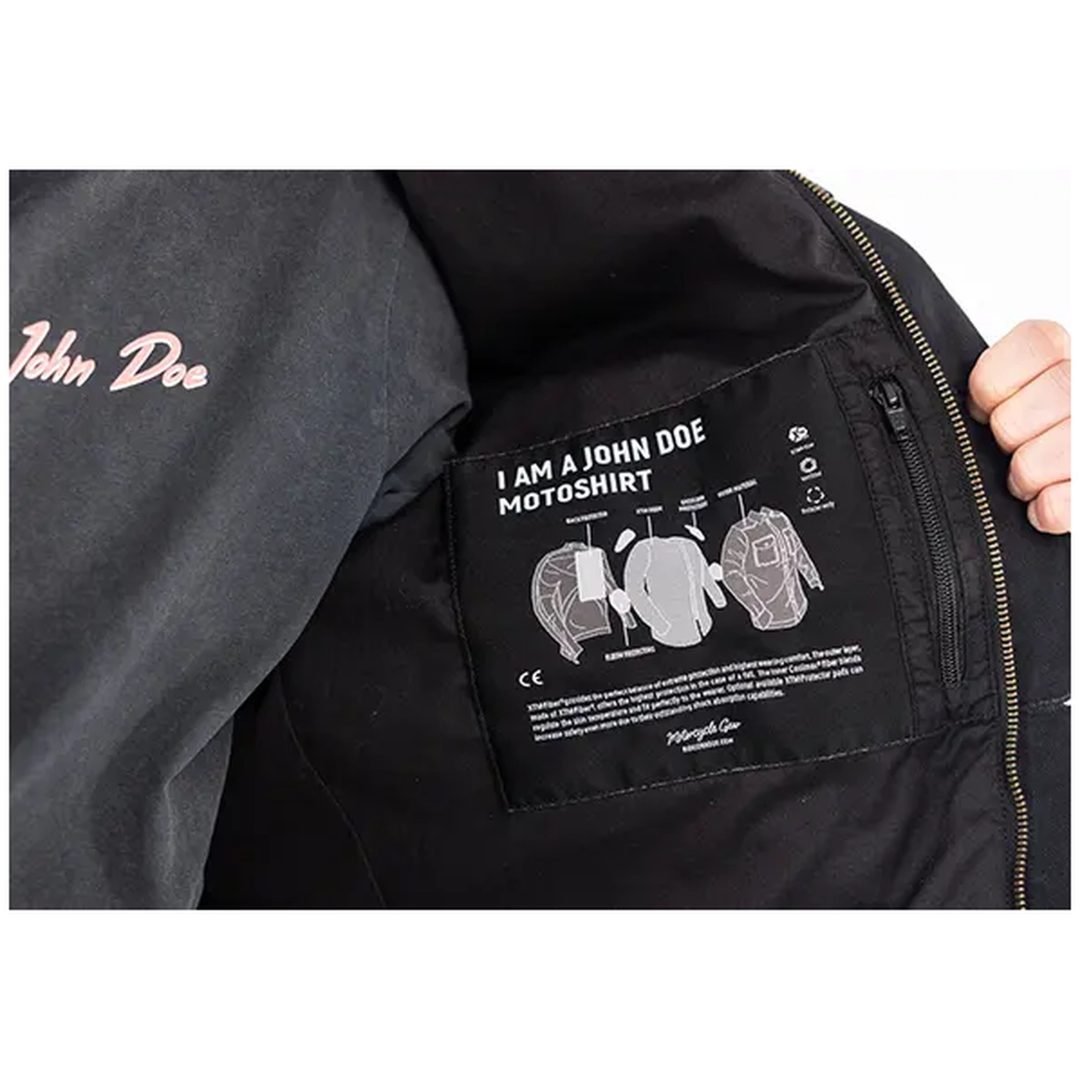 MC-Jacka Svart JOHN DOE Small – bild 7