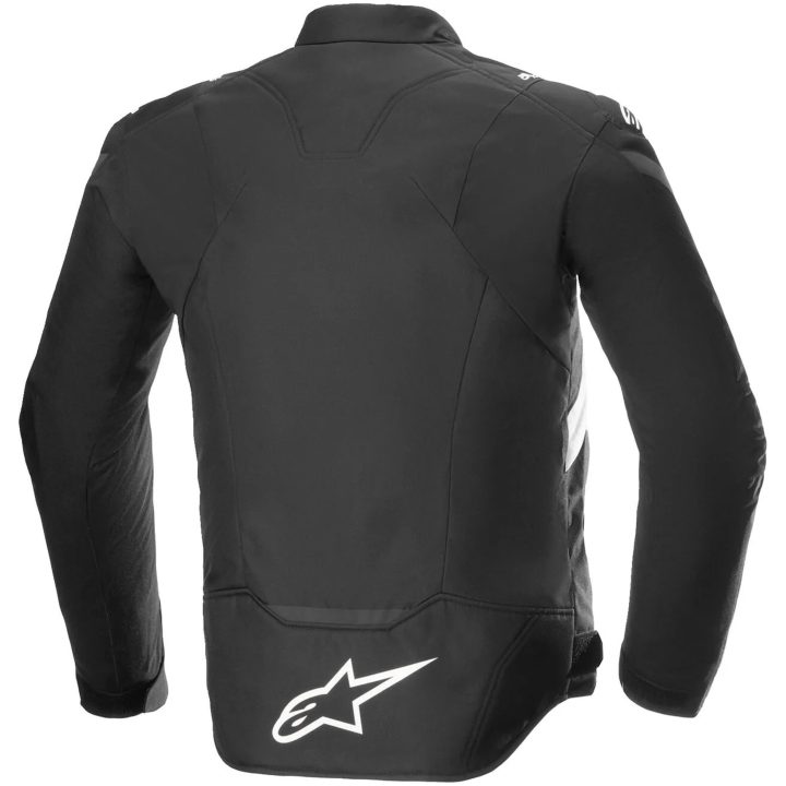 Mc-jacka T-jaws V4 Vattentät Svart/vit Textil ALPINESTARS Small – bild 2