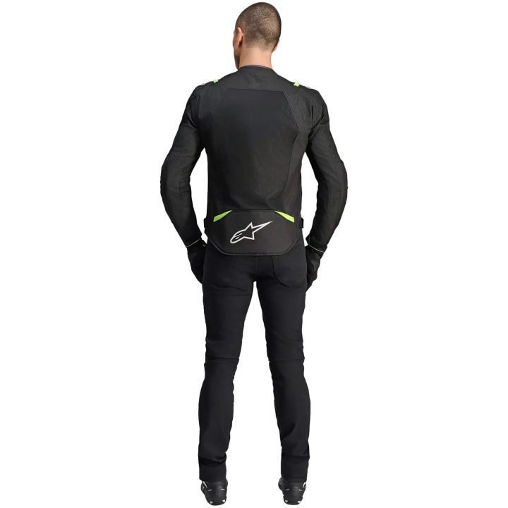 MC-Jacka T-SPS Air v2 Textil Svart/Gul ALPINESTARS Small – bild 5