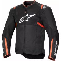 MC-Jacka T-SPS Air v2 Textil Svart/Röd ALPINESTARS