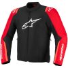 MC-Jacka T-SPS v2 Vattentät Textil Svart/Fluorescerande Röd ALPINESTARS (ROAD) s – miniatyr 1