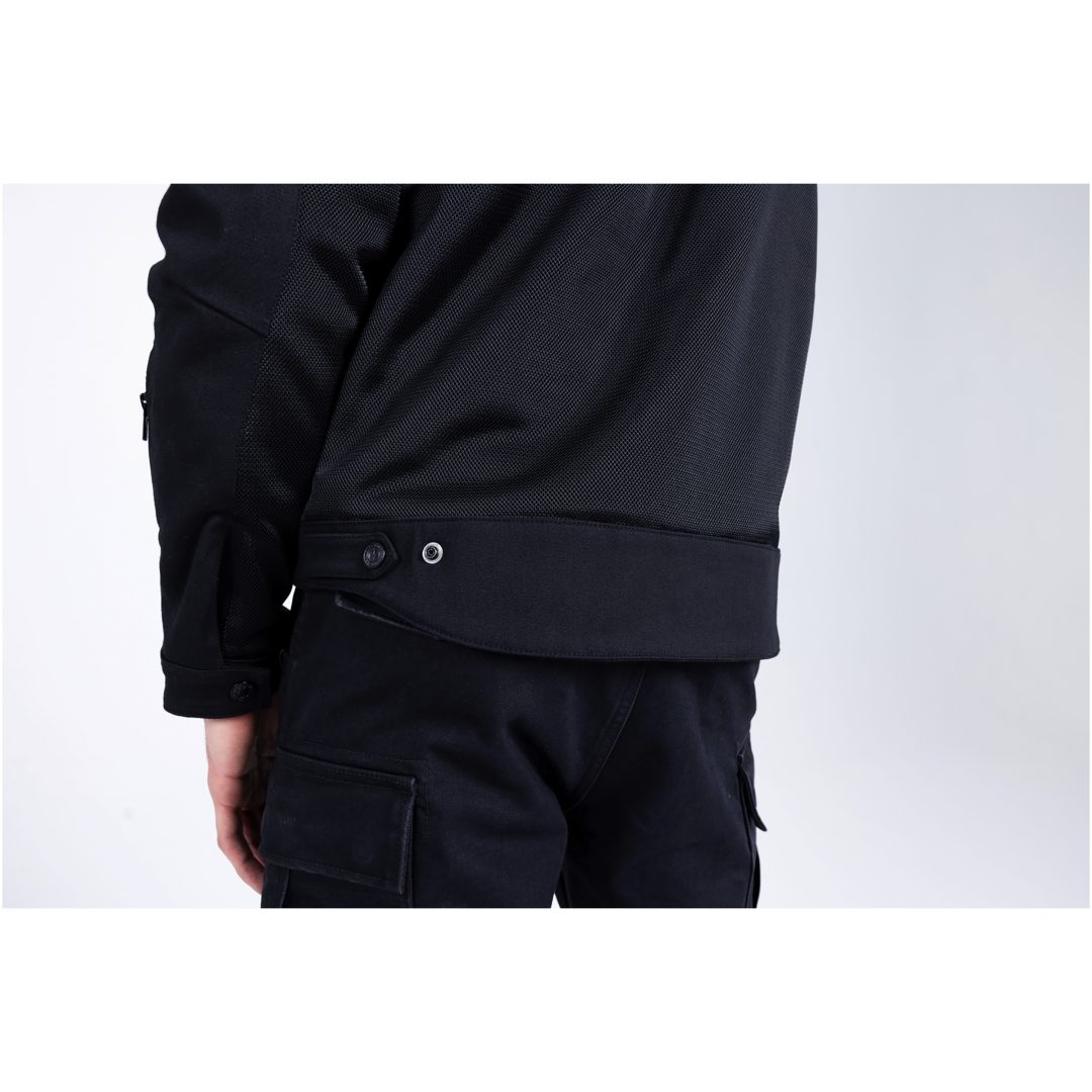 Mc-jacka Textil Aero Mesh Svart JOHN DOE 60 (4XL us) – bild 4