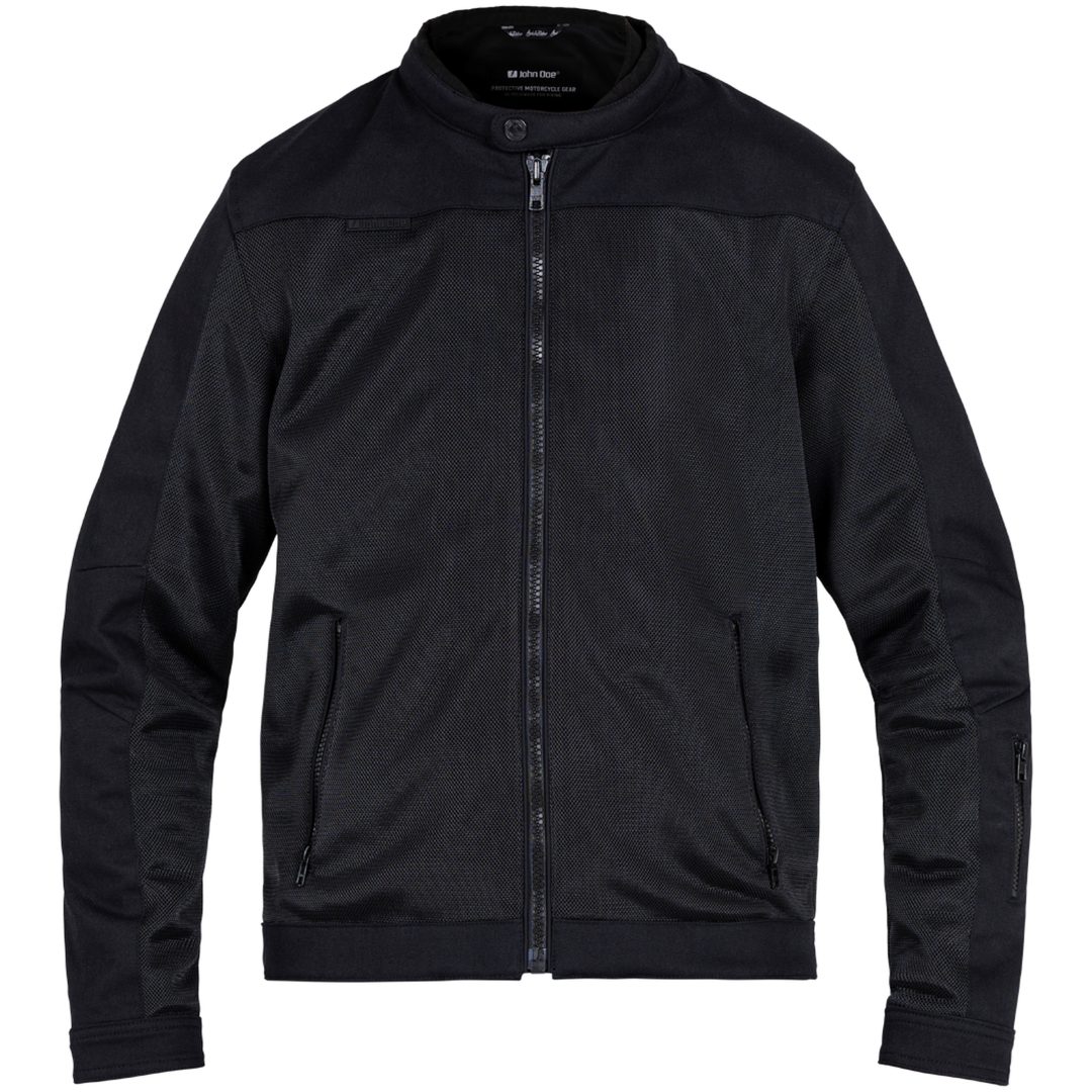 Mc-jacka Textil Aero Mesh Svart JOHN DOE 60 (4XL us)
