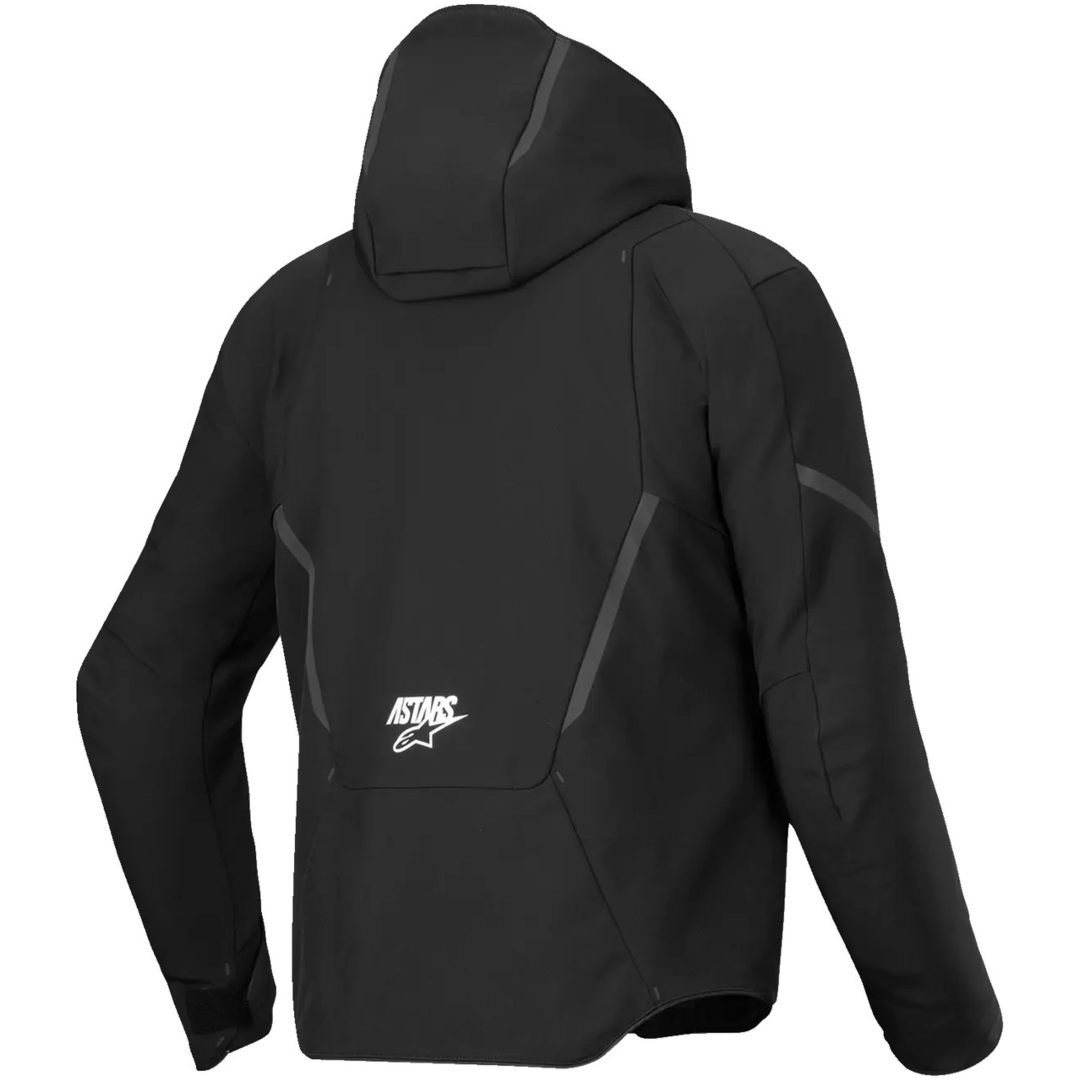 MC-Jacka Textil Aeroshell Softshell Vattentät Svart ALPINESTARS (ROAD) s – bild 2