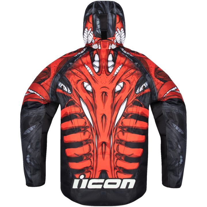 Mc-jacka Textil Airform Manikr Röd ICON Small – bild 2