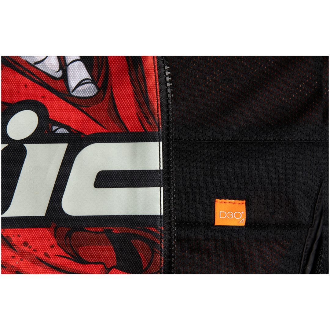 Mc-jacka Textil Airform Manikr Röd ICON Small – bild 4