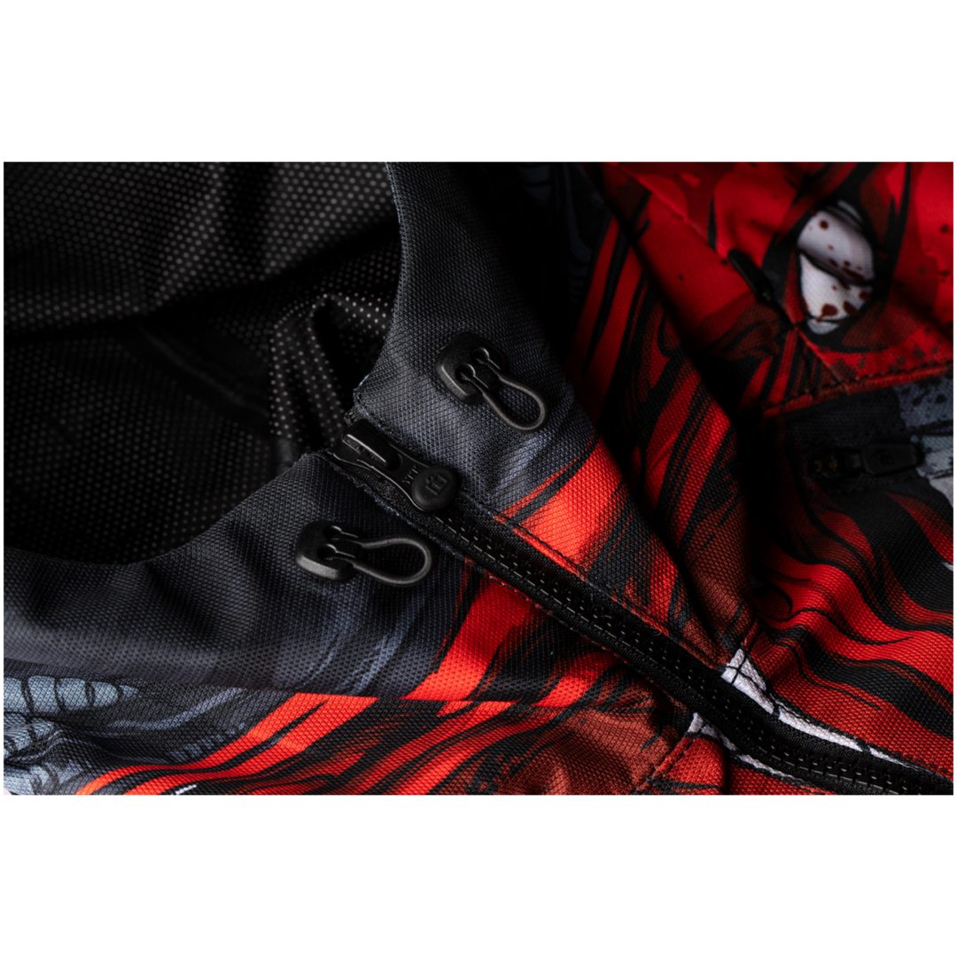 Mc-jacka Textil Airform Manikr Röd ICON Small – bild 5
