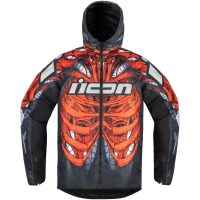 Mc-jacka Textil Airform Manikr Röd ICON