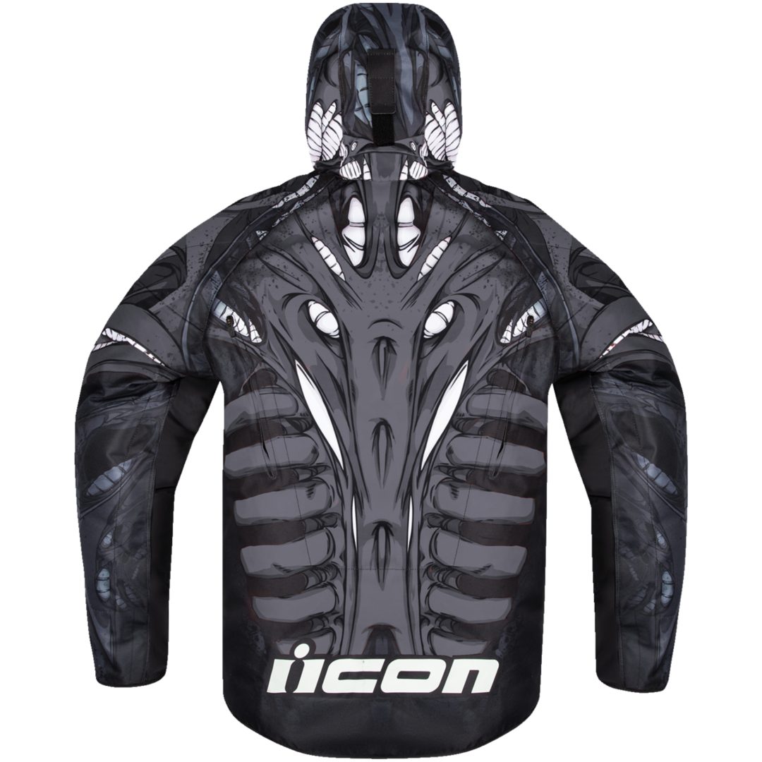Mc-jacka Textil Airform Manikr Svart ICON Small – bild 2