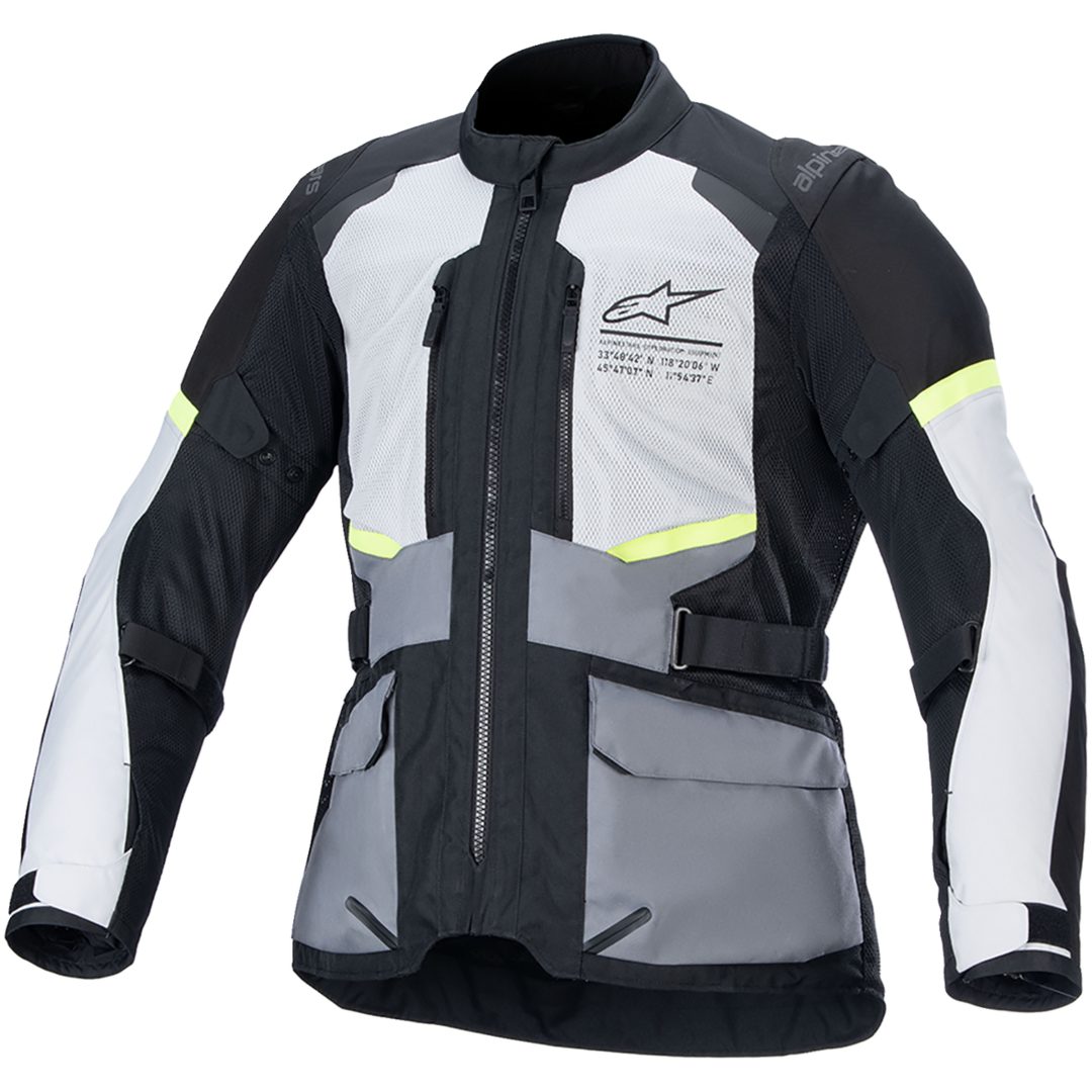 Mc-jacka Textil Andes Air Grå/Svart ALPINESTARS 46 (S us)
