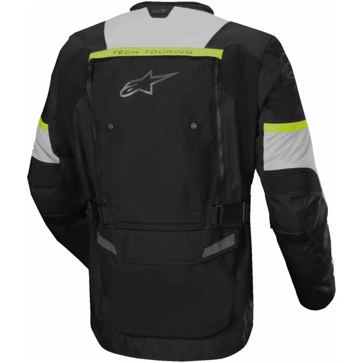 Mc-jacka Textil Bogotà Pro Drystar Svart/fluorescerande Gul/grå ALPINESTARS Small – bild 2