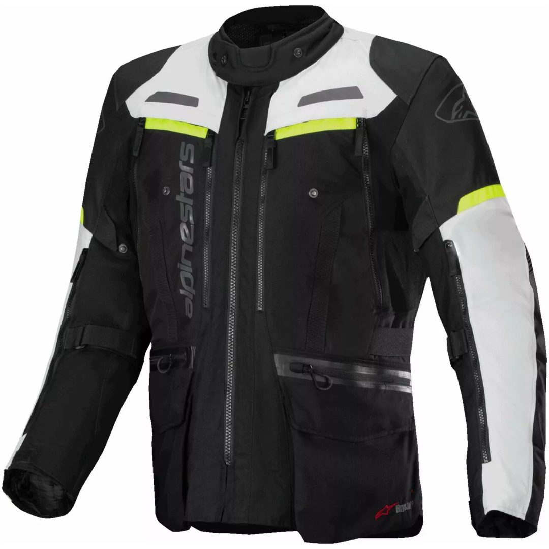 Mc-jacka Textil Bogotà Pro Drystar Svart/fluorescerande Gul/grå ALPINESTARS Small