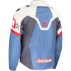 MC-Jacka Textil Contra3 Hero Vit/Blå ICON Small – miniatyr 2