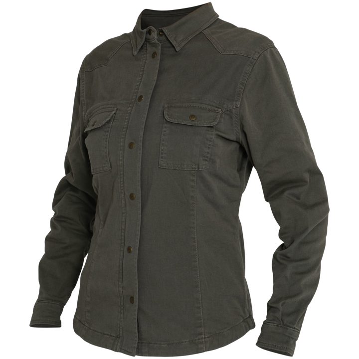 Mc-jacka Textil Dam Olive Vattenresistent JOHN DOE Vattenresistent – bild 2