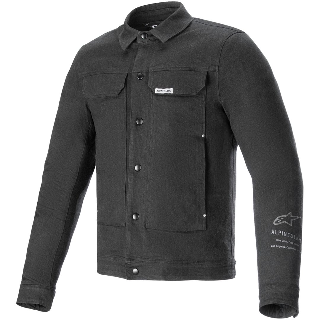 Mc-jacka Textil Garage Grå/Svart ALPINESTARS 46 (S us)