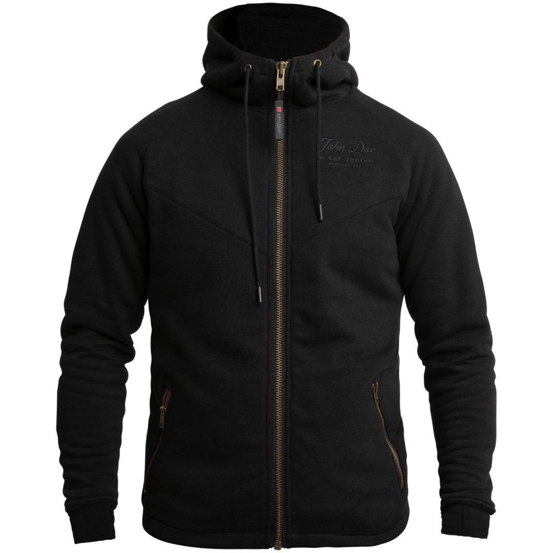 Mc-jacka Textil Hood Xtm V2 Svart JOHN DOE Vattenresistent
