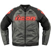 Mc-jacka Textil Overlord3 Magnacross Ce Grå ICON