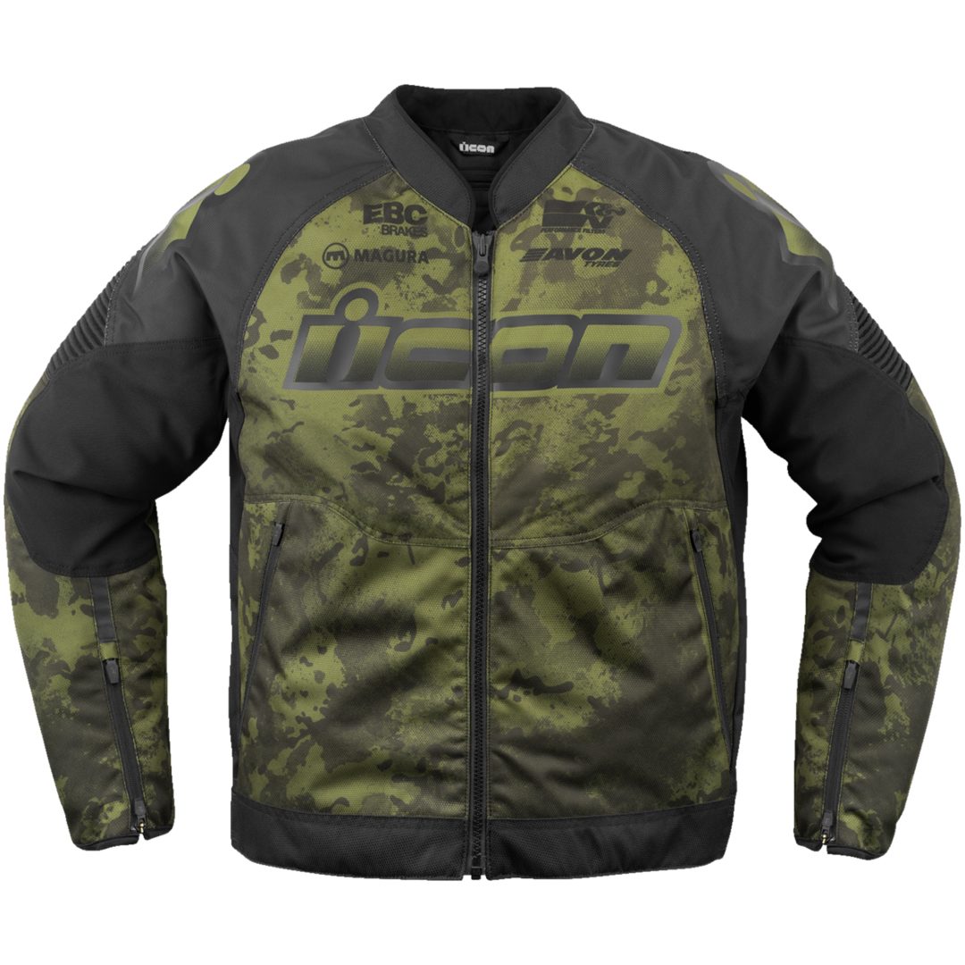 Mc-jacka Textil Overlord3 Magnacross Ce Grön ICON Grön