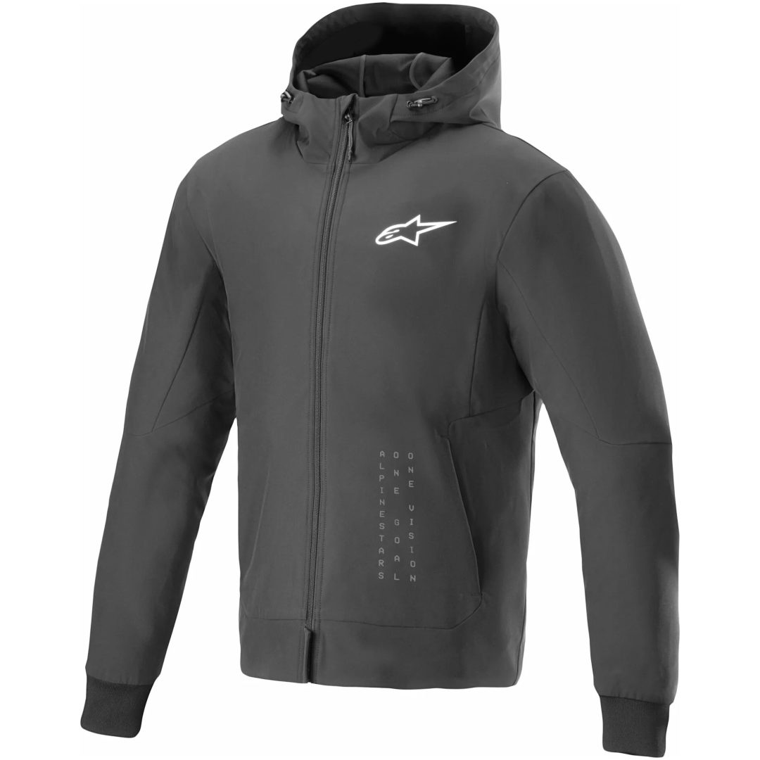 Mc-jacka Textil Radium Tech Svart ALPINESTARS M