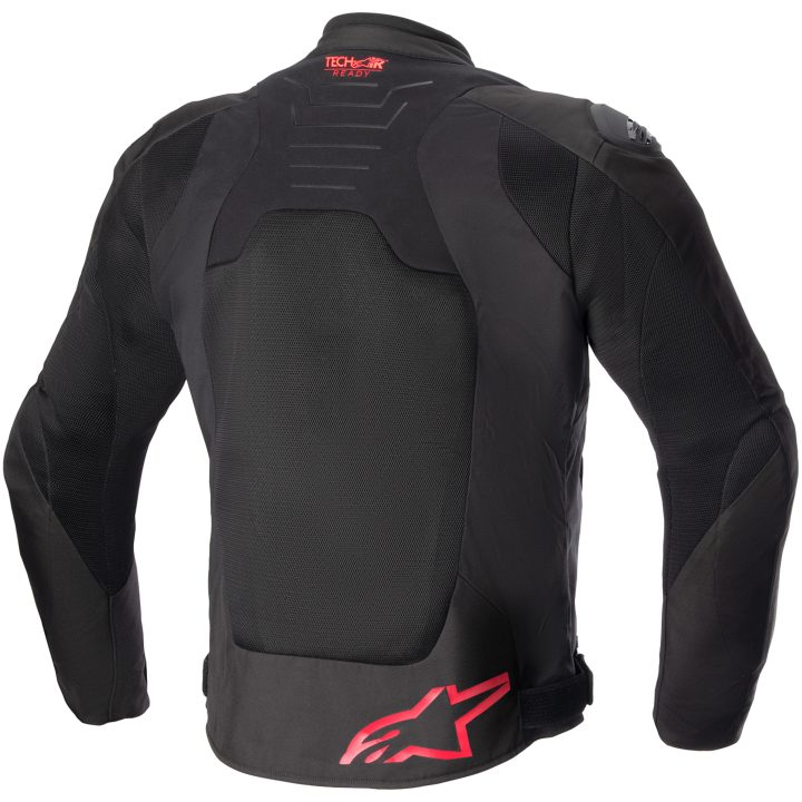 Mc-jacka Textil Smx Air Svart/Röd ALPINESTARS Medium – bild 3