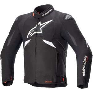 Mc-jacka Textil T-gpr V3 Svart/Vit ALPINESTARS