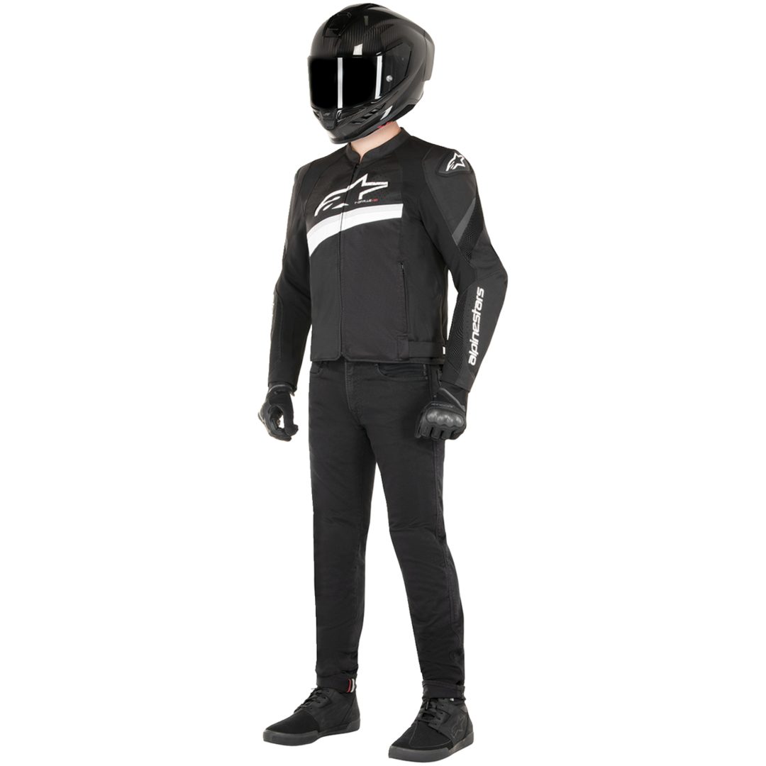 Mc-jacka Textil T-gp+r V4 Air Svart/Vit ALPINESTARS 46 (S us) – bild 2