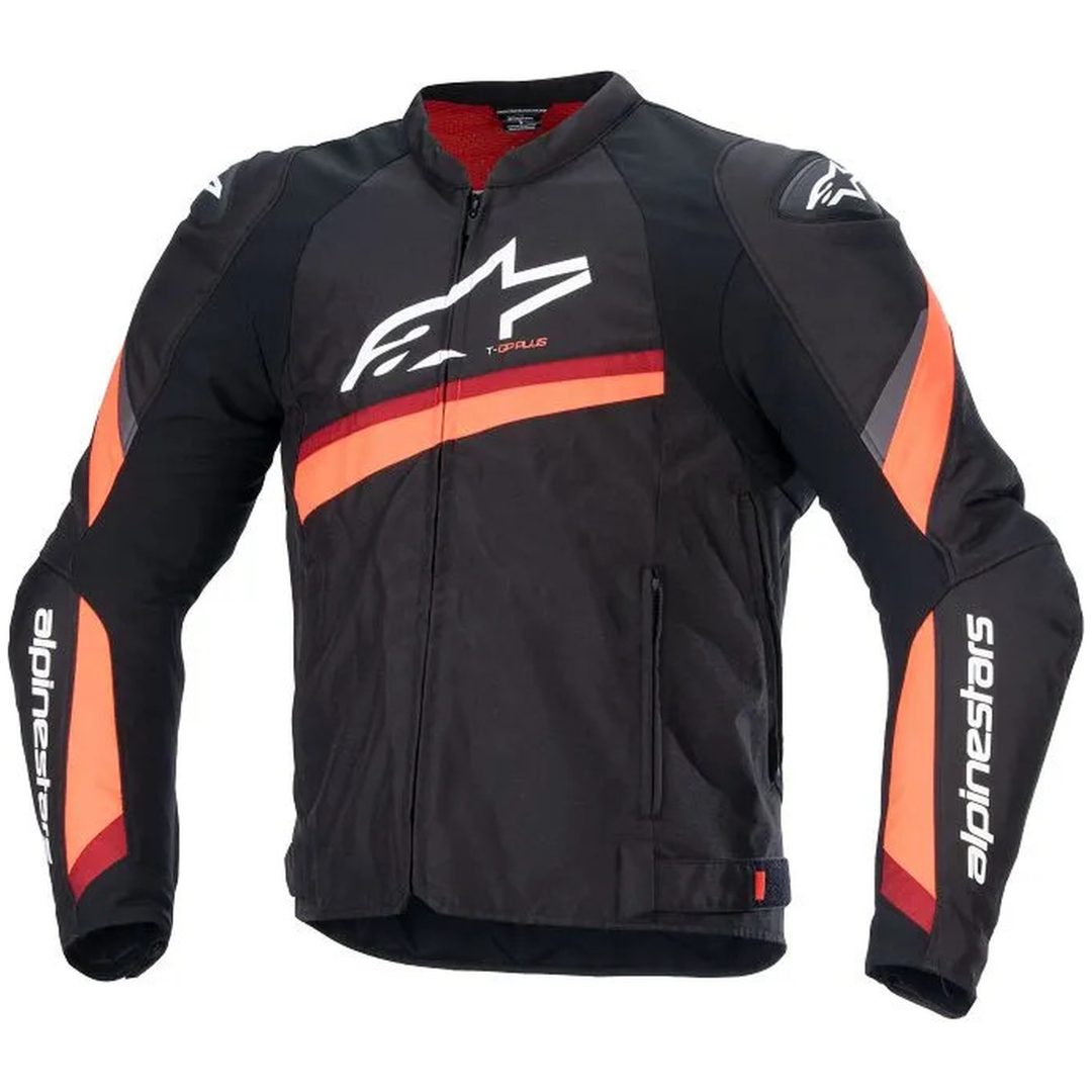 Mc-jacka Textil T-gp+r V4 Svart/Röd ALPINESTARS 46 (S us)