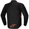Mc-jacka Textil T-jaws V4 Vattentät Svart/röd ALPINESTARS Small – miniatyr 2
