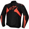 Mc-jacka Textil T-jaws V4 Vattentät Svart/röd ALPINESTARS Small – miniatyr 1