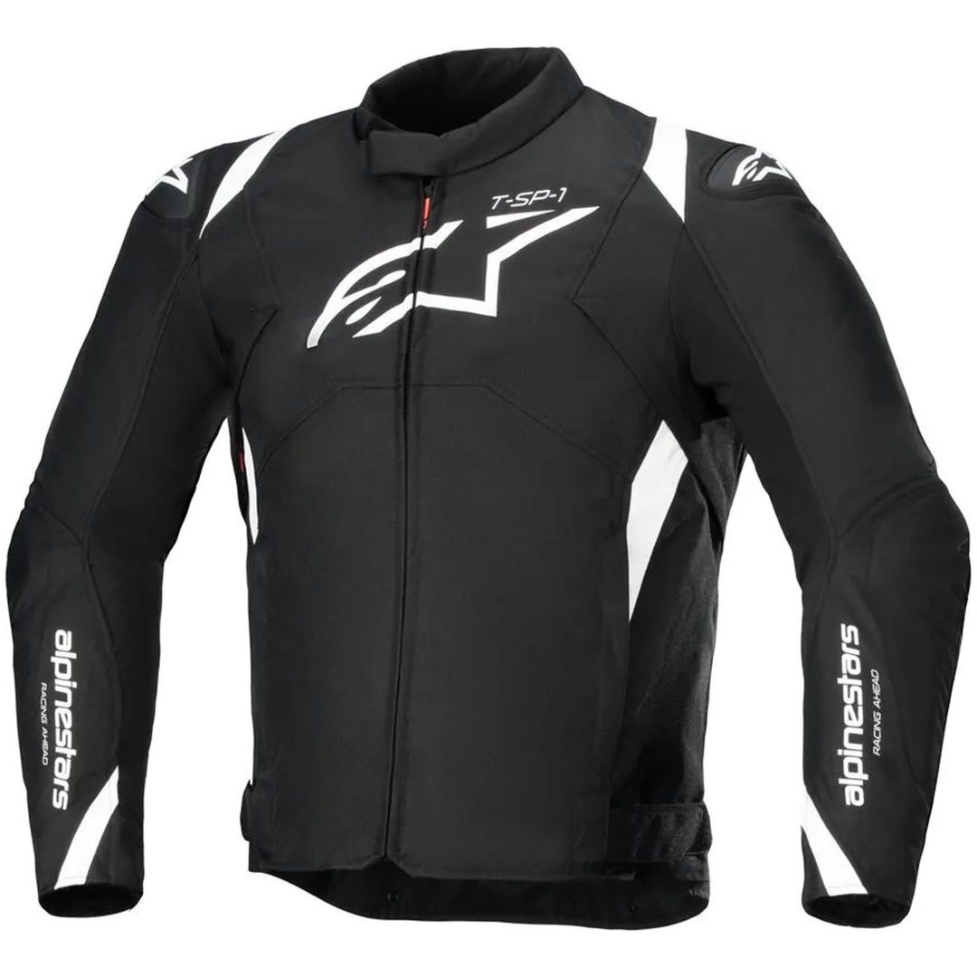 Mc-jacka Textil T-sp-1 V2 Svart/Vit ALPINESTARS Small