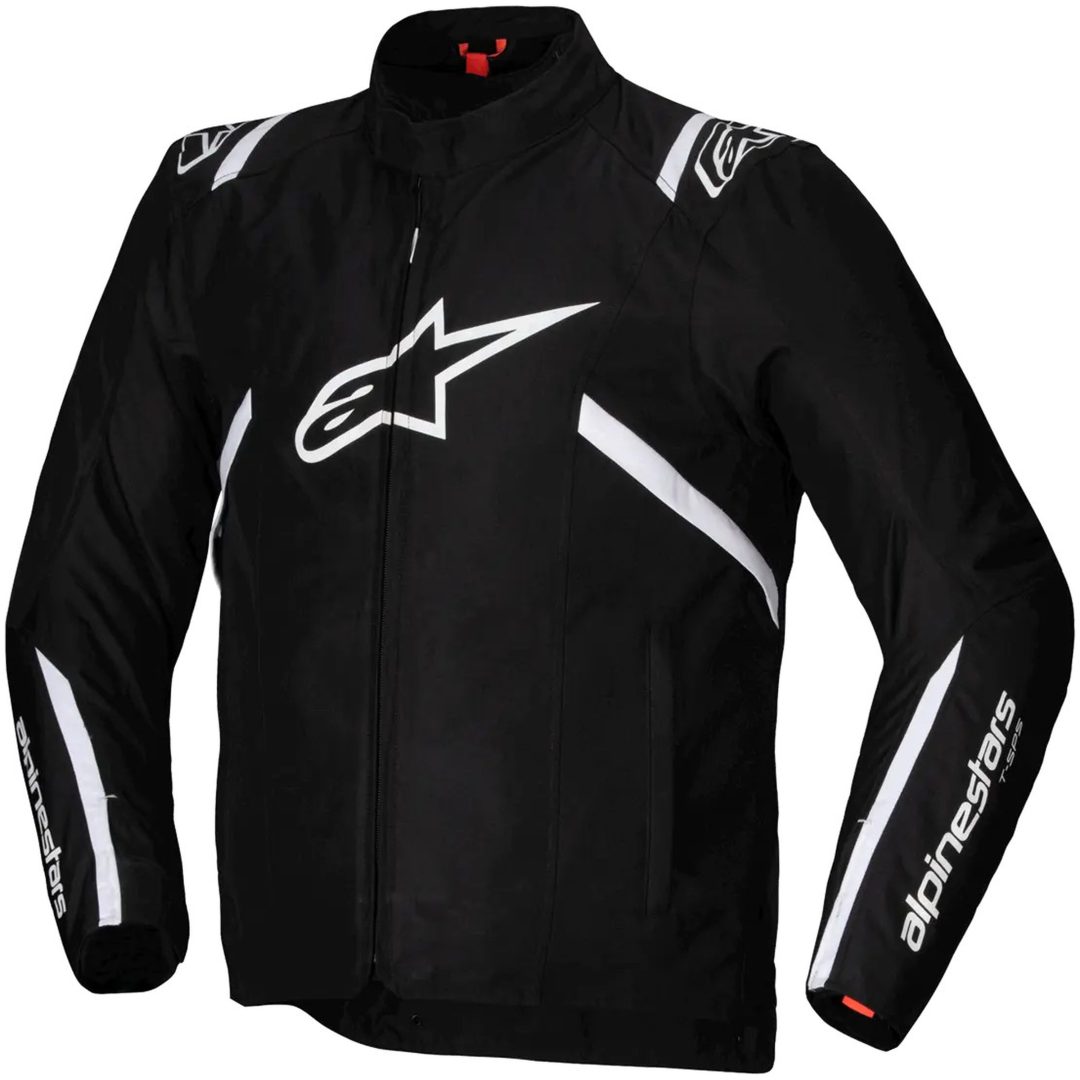 Mc-jacka Textil T-sps V2 Vattentät Svart/vit ALPINESTARS XXXL