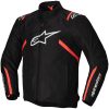 Mc-jacka Textil T-sps V2 Waterproof Svart/röd/vit ALPINESTARS Small – miniatyr 1