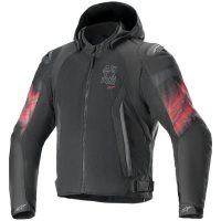 Mc-jacka Textil Venom Svart/Röd ALPINESTARS