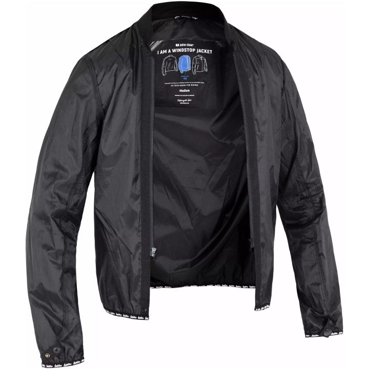 Mc-jacka Textil Windblock Svart JOHN DOE Small – bild 2