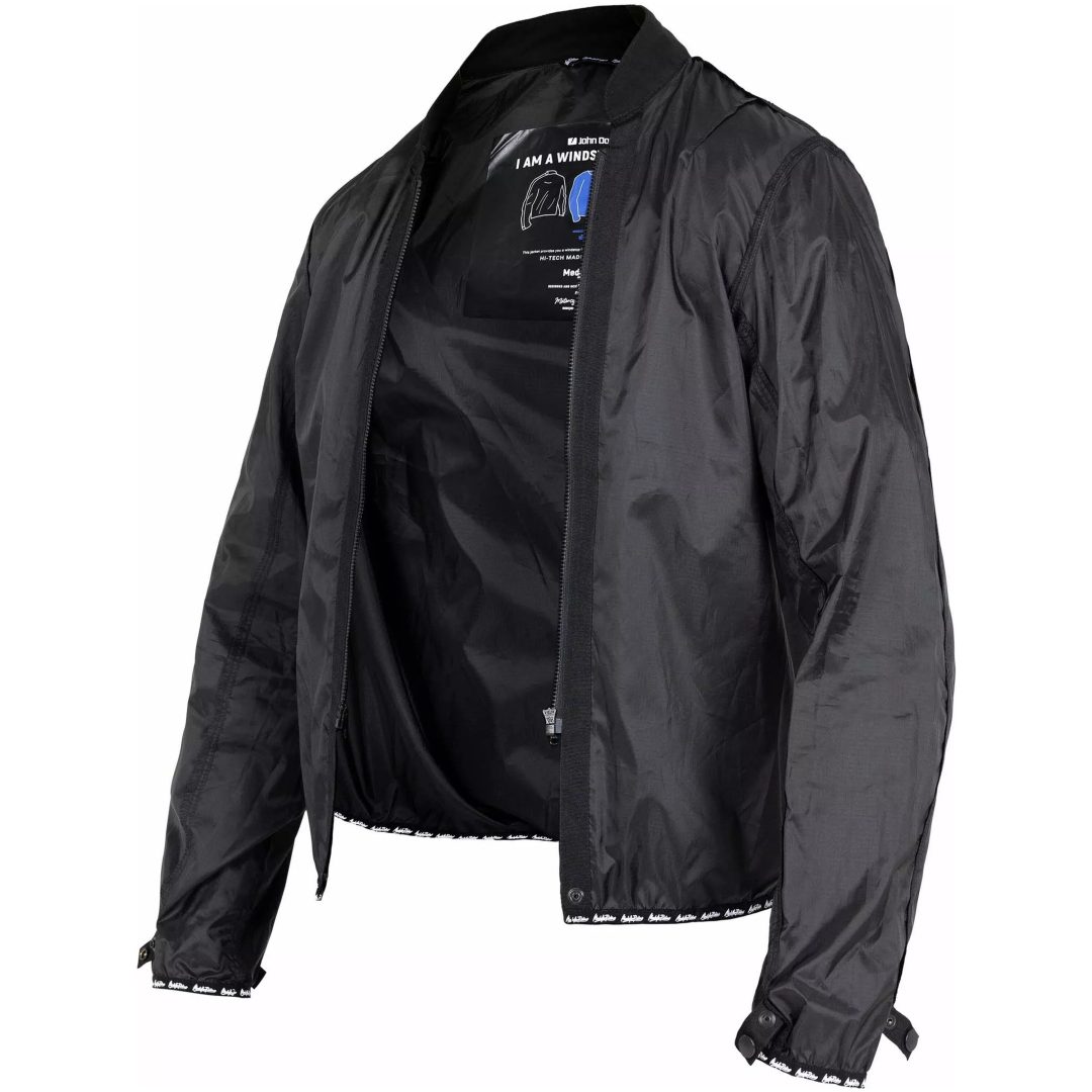Mc-jacka Textil Windblock Svart JOHN DOE Small – bild 3