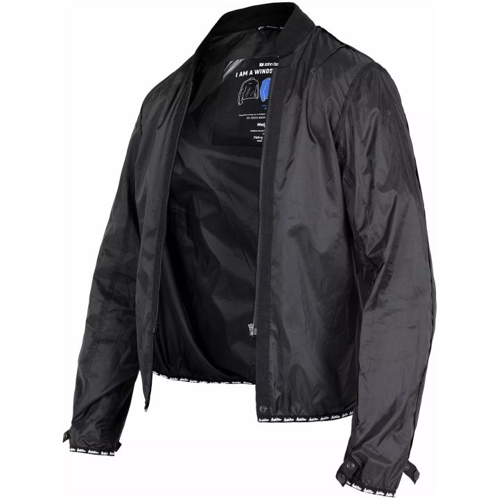 Mc-jacka Textil Windblock Svart JOHN DOE Small – bild 3