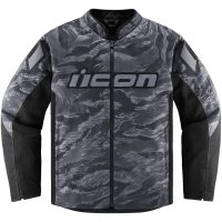 MC-Jacka Tigerbold CE Zip-Front Grå ICON